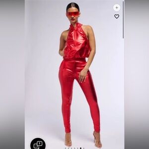 BIG BOOTY HIGH WAIST FAUX LEATHER PANTS